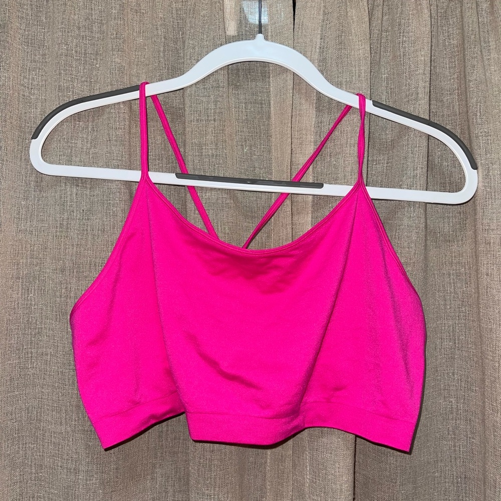 Hot pink old navy bralette